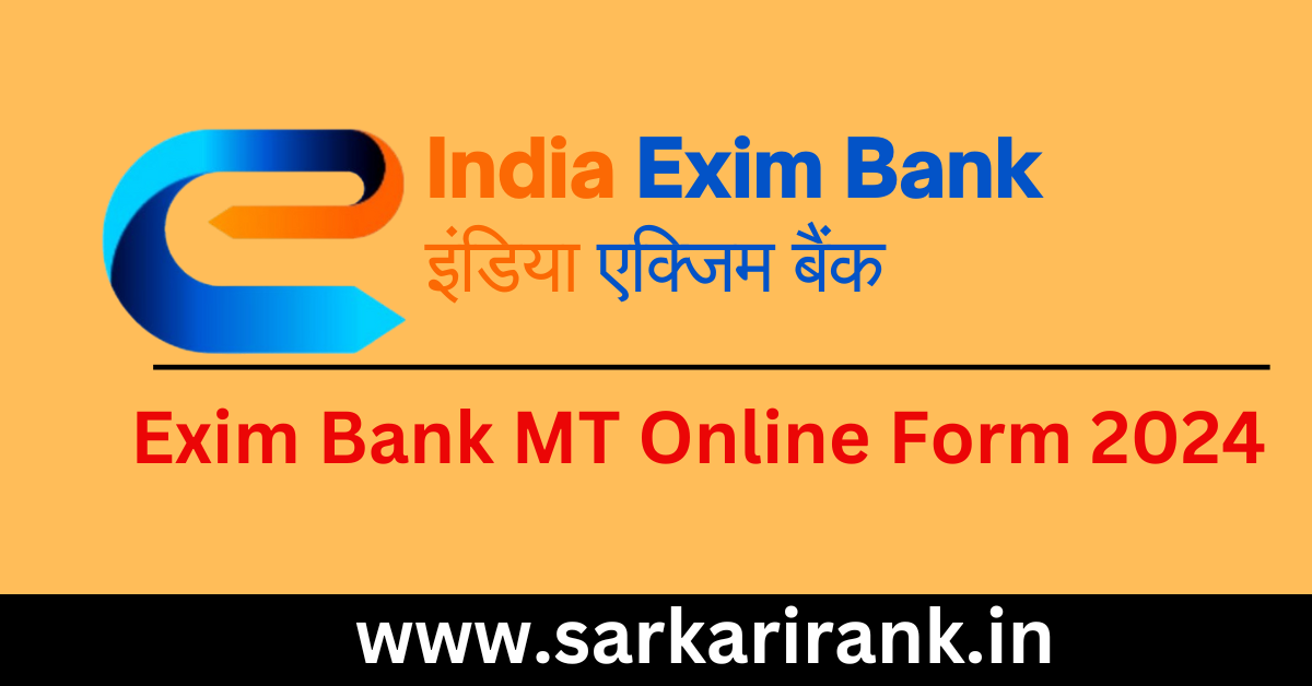 Exim Bank MT Online Form 2024