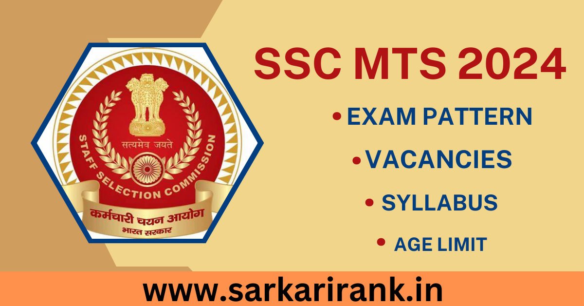 SSC MTS 2024: Latest Vacancies and Comprehensive Syllabus Guide