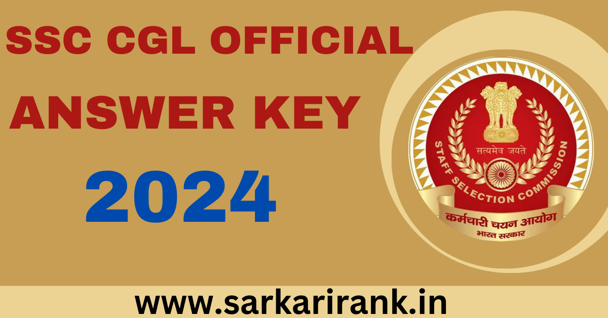 How to check SSC CGL marks using the Official Answer key 2024