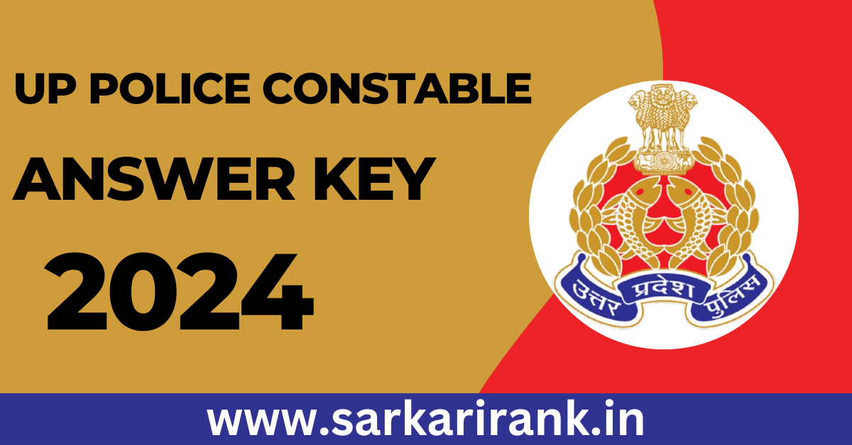 UP Police Constable Answer Key 2024